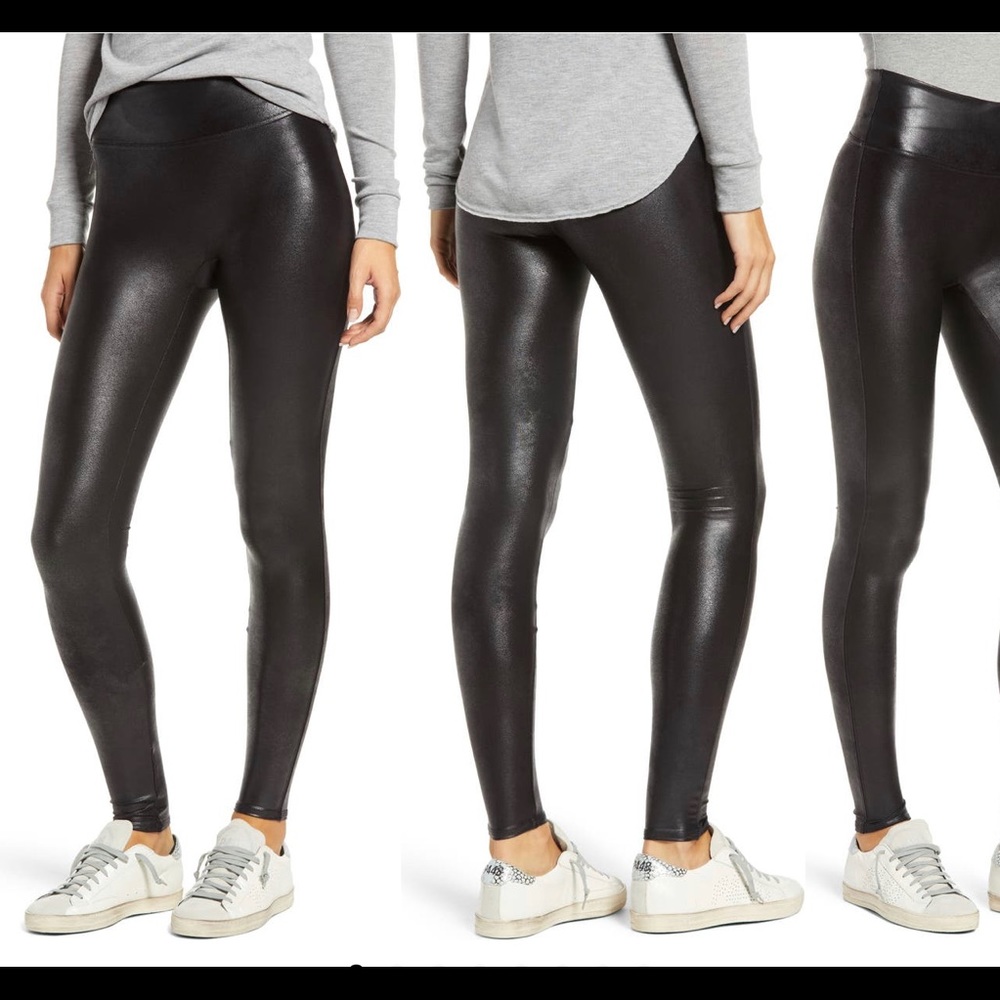 Spend faux leather leggings